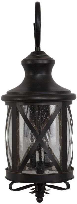 YHD Lorenza Oil Rubbed Bronze 4-Light Incandescent Exterior Lighting-2