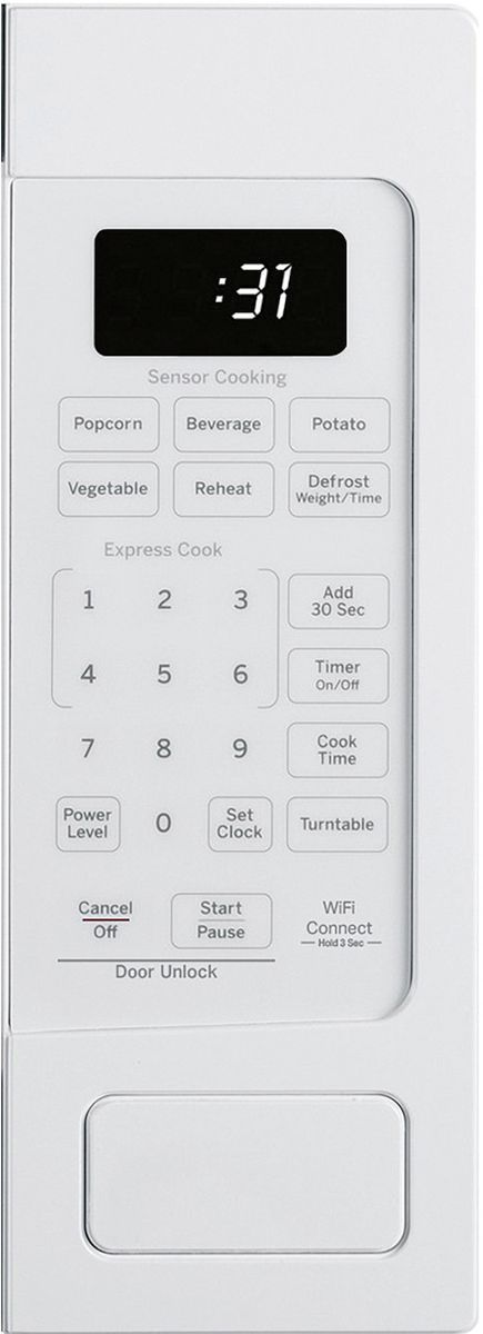 GE Profile™ 1.1 Cu. Ft. White Countertop Microwave-1