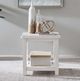 Liberty Furniture Backroads Parchment Brown End Table with Weathered White Base-1
