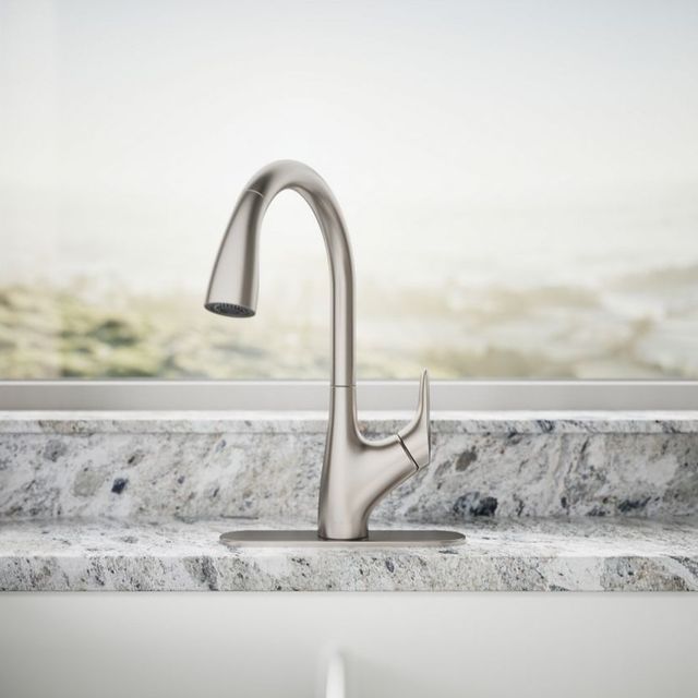 KOHLER® Rival® Vibrant Stainless Pull-Down Kitchen Sink Faucet with 2-Function Sprayhead-2
