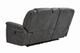 Coaster® Conrad Grey Reclining Upholstered Motion Loveseat-2