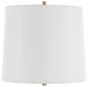 Uttermost® Trentino Antiqued Brass/Frosted Black Table Lamp-3