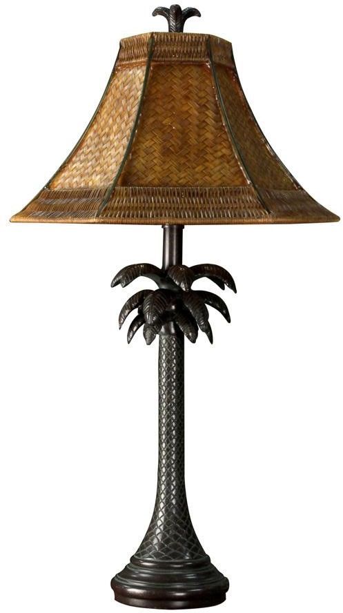 StyleCraft Palm Tree Table Lamp-0