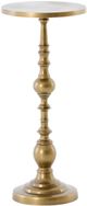 Four Hands Calhoun Antique Brass End Table-0