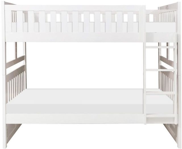 Mazin Furniture Galen White Full/Full Bunk Bed-1