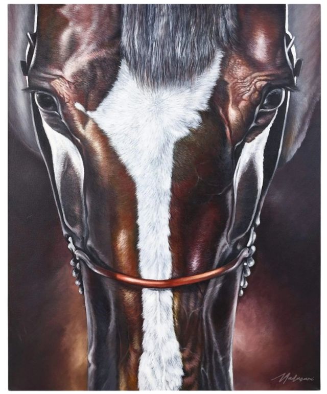 Bramble Bucephalus Horse Wall Art-0