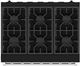 Thor Kitchen® Gordon Ramsay 36" Black/Stainless Steel Freestanding Pro Style Gas Range with Precision Knob-5