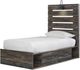 Signature Design by Ashley® Drystan Brown Youth Twin 4-Drawer Storage Panel Bed-3