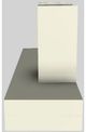 Vent-A-Hood® 60" Biscuit Contemporary Wall Mounted Range Hood-1