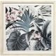 Crestview Collection Coastal Florals 2-Piece Light Blue/White Washed Wall Art Set-1