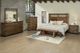 International Furniture Direct Parota Brown Queen Panel Bed-1