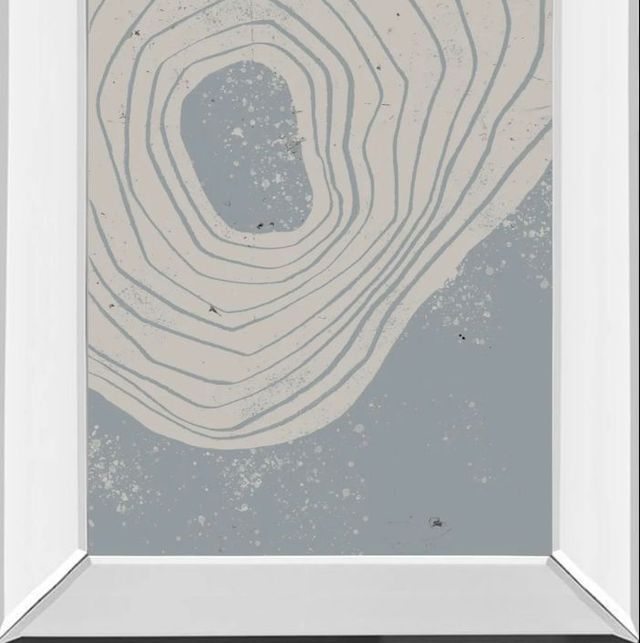 Classy Art Lithic Loop II by Jacob Green Mirror Framed Wall Art-1
