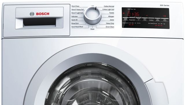 Bosch® 300 Series 2.2 Cu. Ft. White Compact Front Load Washer-5