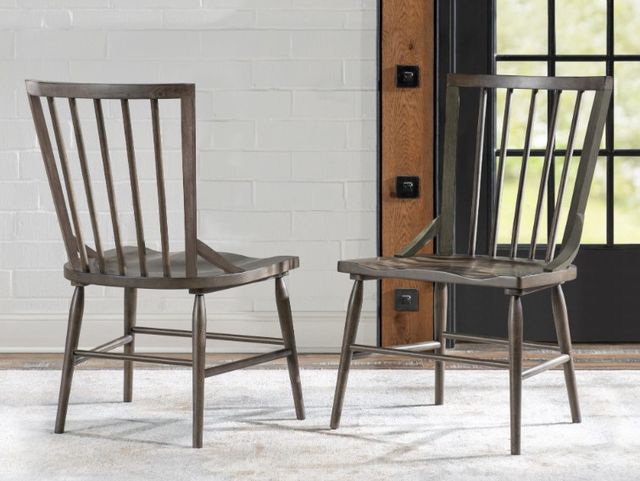 Legacy Classic Xxx's and Ooo's Cocoa Windsor Dining Side Chair-1
