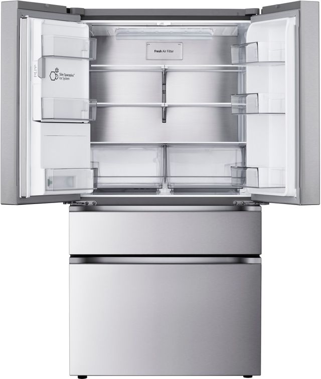 LG 36 in. 28.6 Cu. Ft. PrintProof™ Stainless Steel French Door Refrigerator -1