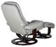 BarcaLounger® Jacque Roman-Light-Gray Manual Recliner and Ottoman Set-3