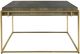Uttermost® Surround Dark Walnut Coffee Table with Brushed Brass Frame-4