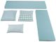Linon Norah 2-Piece Seafoam/White Nook with Cushion Set-4