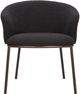 Zuo® Modern Essen Black/Bronze Dining Arm Chair-1