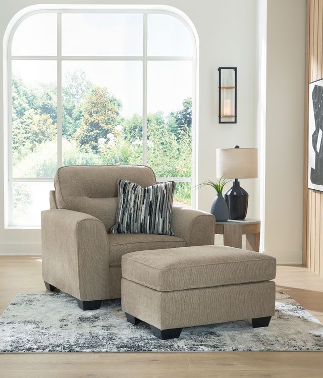Benchcraft® Olten Mocha Ottoman-1