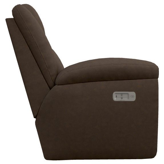 La-Z-Boy® Joel Mahogany Power Reclining Loveseat with Console and Headrest-2