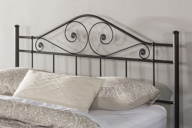 HH2 Home Harrison Textured Black Full/Queen Duo Panel Headboard-1