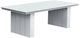 Intercon Nash Buff Aluminum Trestle Outdoor Dining Table-0
