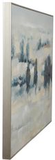 Stylecraft Trees In The Hill Blue Canvas Painting -1