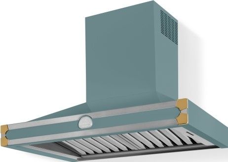 La Cornue CornuFé 90 36" Ocean Wall Mounted Range Hood-0