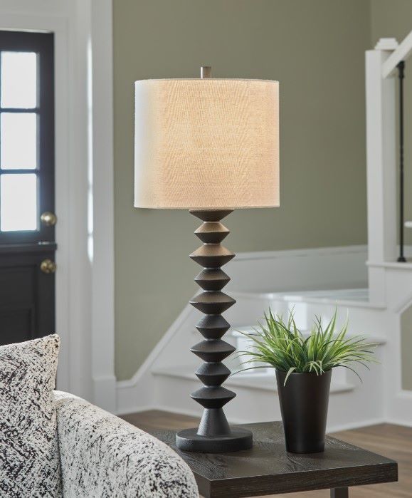 Signature Design by Ashley® Luanndon Black Buffet Lamp-1