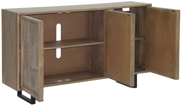 Parker House® Crossing Casablanca Driftwood 57" TV Console-1