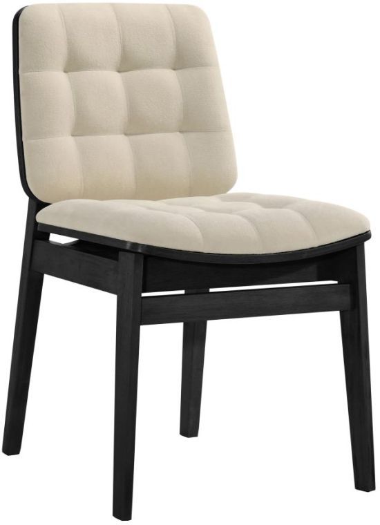 Coaster® Redbridge 2-Piece Black/Cream Dining Side Chair Set-3