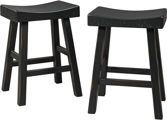 Signature Design by Ashley® Glosco Black Counter Stool-4