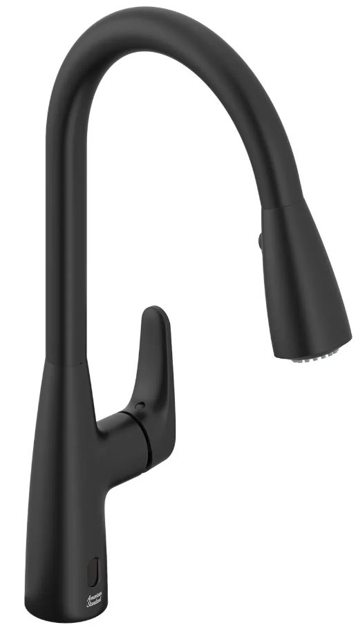 American Standard Colony® PRO Matte Black Touchless Single-Handle Pull-Down Dual Spray Kitchen Faucet-2