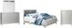 Signature Design by Ashley® Olivet 4-Piece Silver King Panel Bed Set-0
