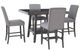 Powell® Senera 5-Piece Gray Counter Height Dining Set-0