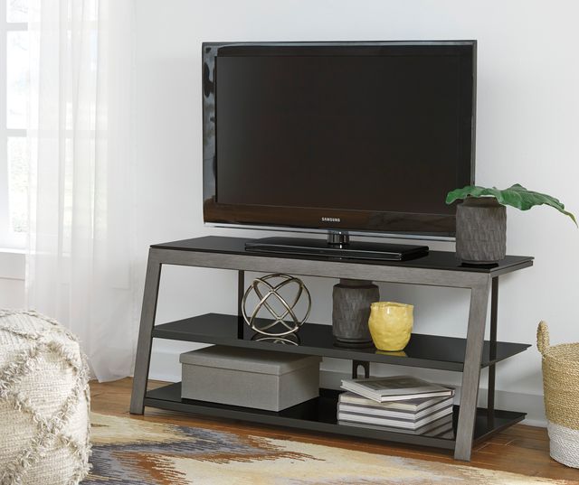 Signature Design by Ashley® Rollynx Black TV Stand-1