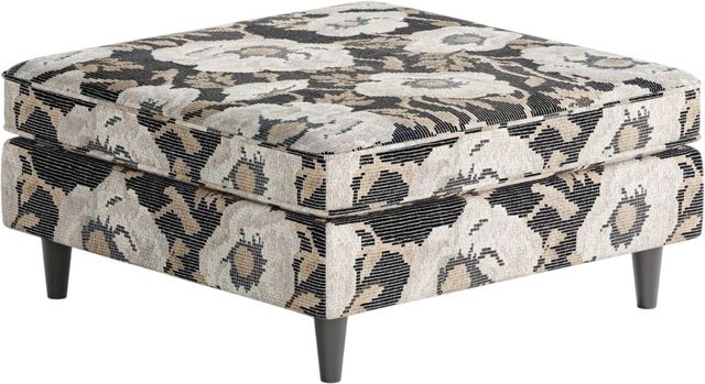 Fusion Furniture Argo Bloom Carbon Cocktail Ottoman-0