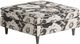 Fusion Furniture Argo Bloom Carbon Cocktail Ottoman-0