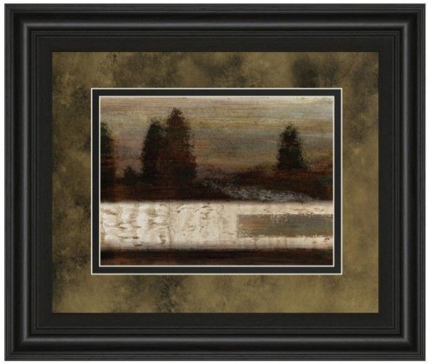 Classy Living Roxi Gray Quiet Forest 34" Wall Art-0