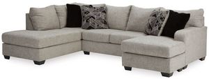Benchcraft® Megginson 2-Piece Storm U-Shape Sectional