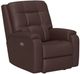 Flexsteel® Customizable Arlo Leather Power Rocking Recliner with Power Headrest and Lumbar-2