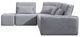 VIG Furniture Divani Casa Chapel Light Gray Fabric Sectional Sofa with Ottoman-1
