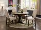 Furniture of America® Julia 5-Piece Light Oak/Ivory Dining Set-1