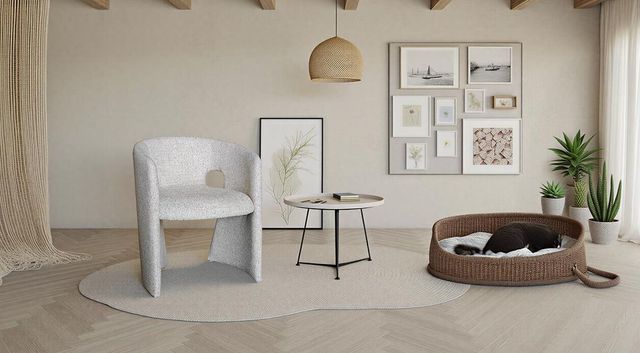 Nest Home Collections Maya Brownstone Arm Chair-1
