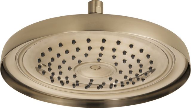 Brizo Essential™ Brilliance® Luxe Gold® 11" Classic Round Single-Function Raincan Shower Head-0