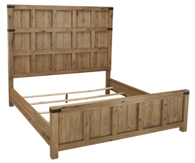Signature Design by Ashley® Ridgester Light Brown King Panel Bed-3