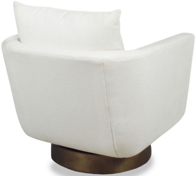 Parker Southern Marilyn Cinnamon/Grandeur Ivory Swivel Chair-2