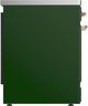Ilve® Majestic III 30" Emerald Green Pro Style Induction Range with Triple Glass Door and Copper Trim-4