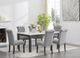Signature Design by Ashley® Jeanette 9-Piece Dark Brown/White Dining Table Set-3